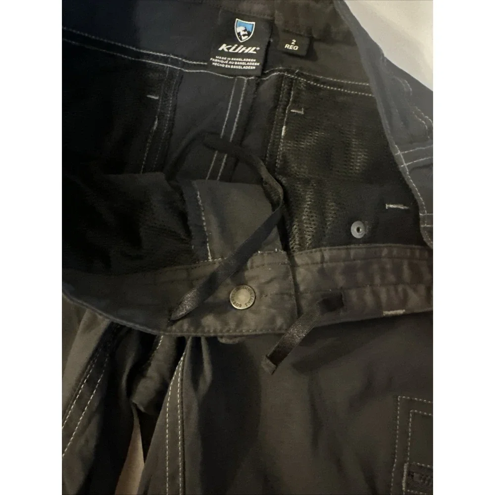 Kuhl Kliffside Pants Women's Size 2 Reg Convertible Zip Off Cargo Hiking Gray - Picture 10 of 16